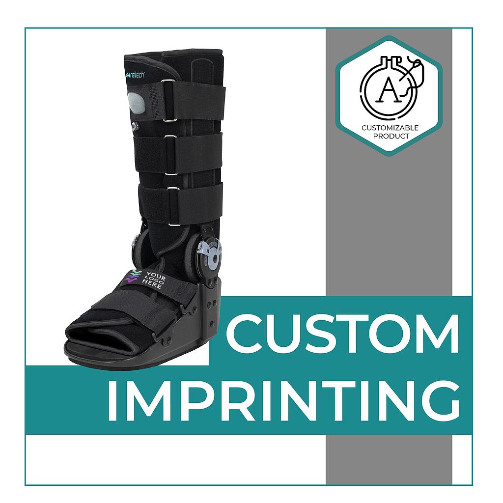 Tall ROM Walker Boot With Imprinting