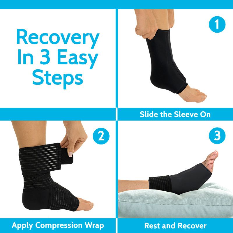 Hot and Cold Ankle Sleeve