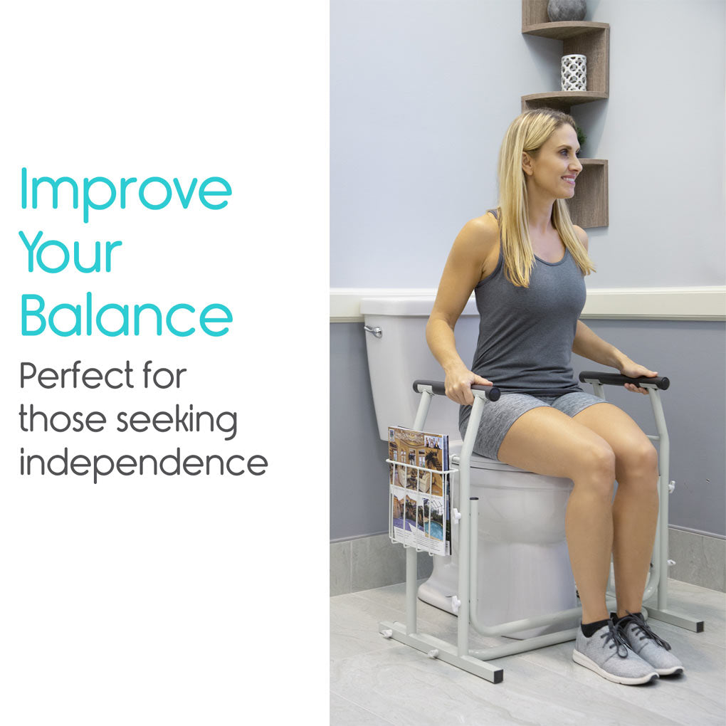 *Inspected Return* Stand Alone Toilet Safety Rail