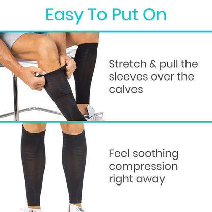 Calf Compression Sleeve Black