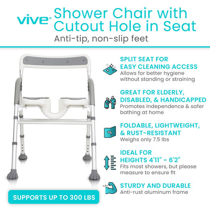 EasyRinse Shower Chair