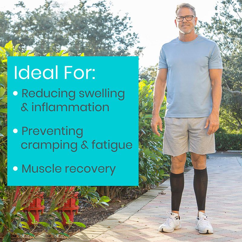 Calf Compression Sleeve Black