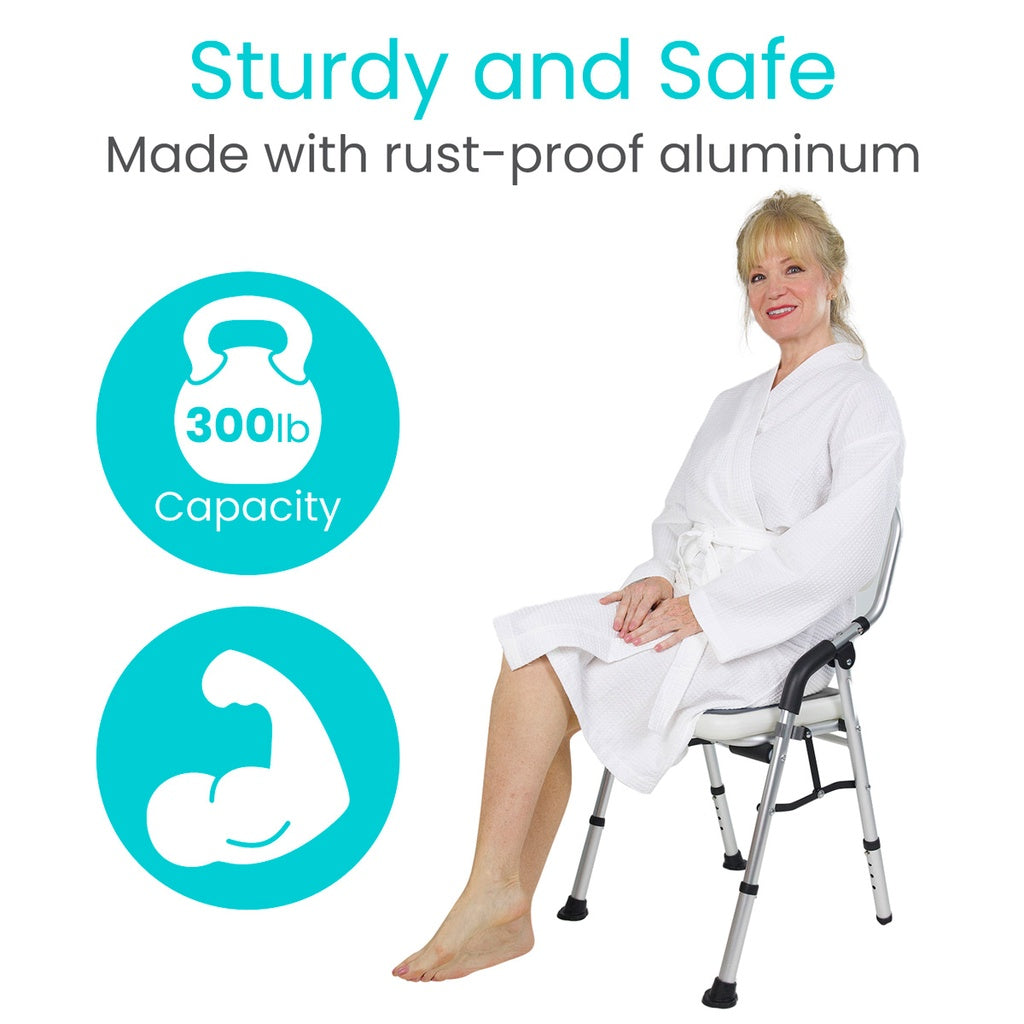 *Inspected Return* Folding Shower Chair