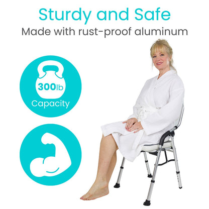 *Inspected Return* Folding Shower Chair