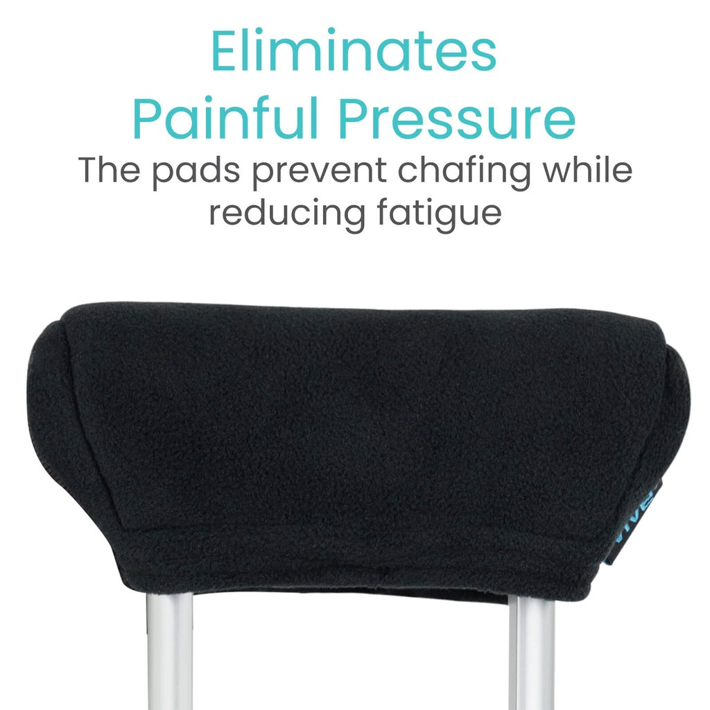 Fleece Crutch Pads with Hand Grips
