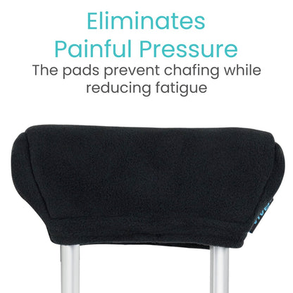 Fleece Crutch Pads with Hand Grips